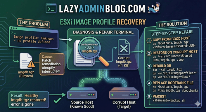 Recovery Guide: Fixing Corrupt Image Profiles on ESXi