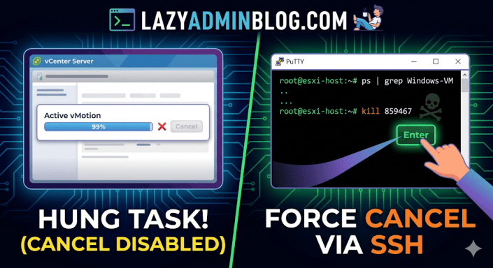 Troubleshooting: How to Force Cancel a Hung Task in vCenter or ESXi