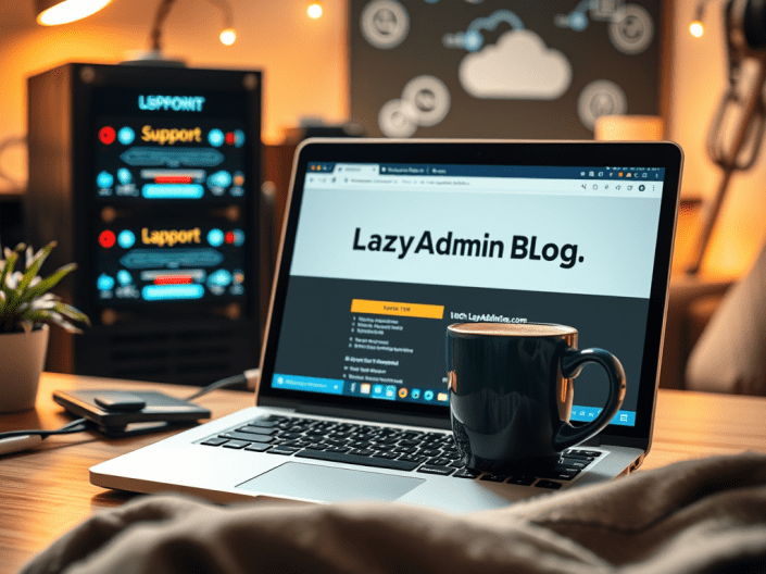 support LazyAdminBlog.com