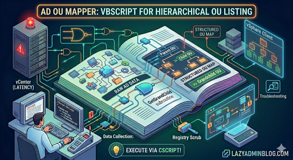 Mapping Your AD: VBScript to List OUs in Parent-Child Order | Lazy Admin Blog